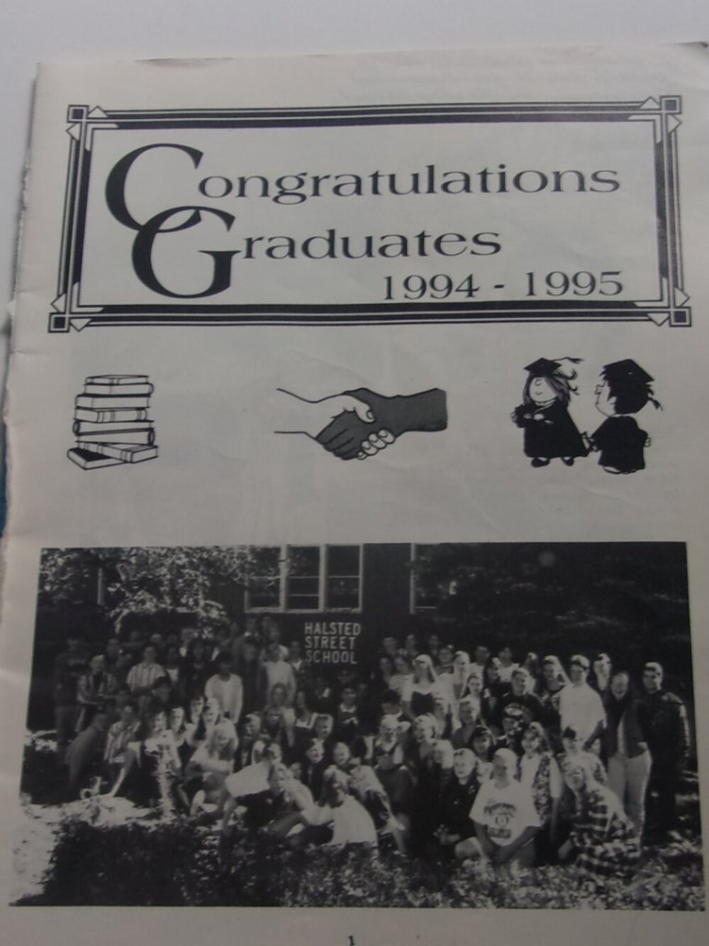 1994-1995 School Yearbook Halsted Street School